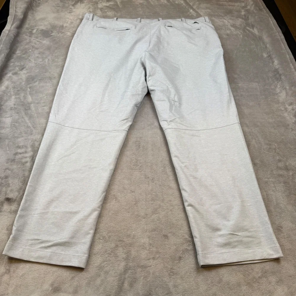 Tommy Bahama On The‎ Par Flat Front Light Gray Pants - Mens 46 x 30